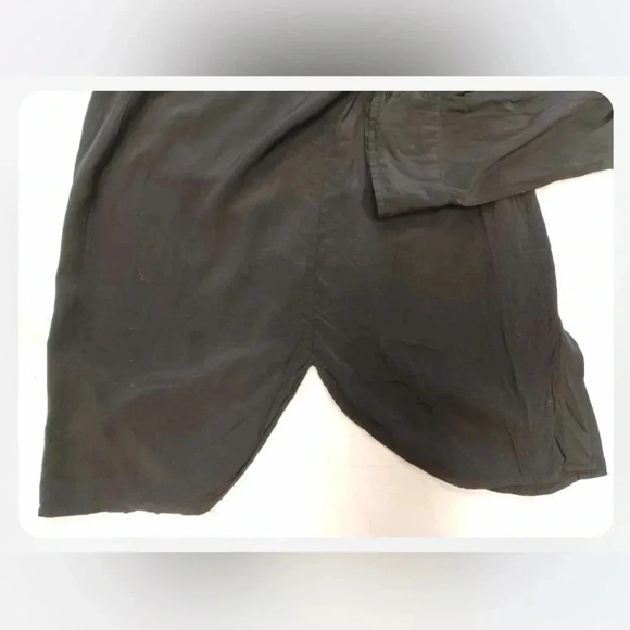 Zara Woman Black Long Sleeve Button Down Top Size Medium - Picture 5 of 9